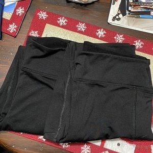 Pink fleece lined leggings